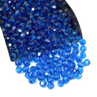 Preciosa Round Capri Blue 4mm [10szt]