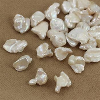 Perła słodkowodna biała nieregularna 10-16mm