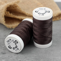 Supermocne nici Craft brązowe nr 20 [szpula 100m]