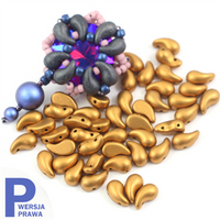 ZoliDuo (Right) 5x8mm Brass Gold [10szt]