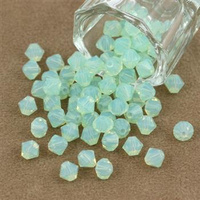 Preciosa Bicone Bead Rondelle Chrysolite Opal 6mm [12szt]