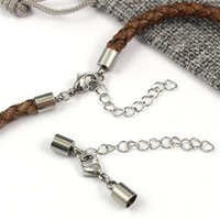 Zapięcie karabińczyk z tulejkami stal szlachetna 5mm