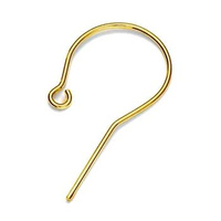 Bigle otwarte srebro pozłacane 25x13mm Ag925 [para]