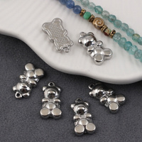 Zawieszka miś stal szlachetna 19x11mm