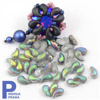 ZoliDuo (Right) 5x8mm Crystal Etched Vitrail [10szt]