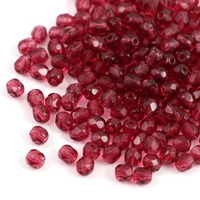 Fire Polish 4mm Fuchsia [40szt]