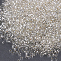 Toho Round 11/0 PermaFinish - Silver-Lined Crystal [10g]