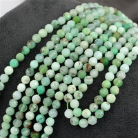 Chryzopraz kula fasetowana 4,5mm [sznur 39cm]