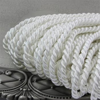 Sznurek skręcany biały 4mm Pega [1 metr]