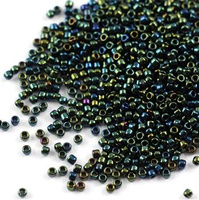 Toho Round 15/0 Metallic Iris Green/Brown [5g]