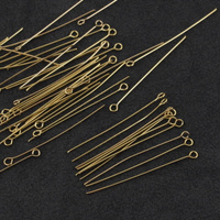 Szpilka z lupikiem stal szlachetna pozłacana 35mm [20szt]