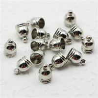 Tulejka do wklejania metalowa srebrna 7mm