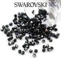 5328 Swarovski Xilion Bead 3mm Jet Hematite [10szt]