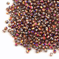 Fire Polish 3mm Crystal Sliperit Full Etched [40szt]