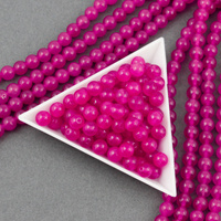 Jadeit fuksjowy kula gładka 6mm