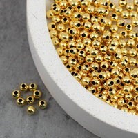 Kulka zaciskowa 3mm srebro pozłacane Ag925 [10szt]