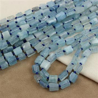 Akwamaryn wałek 10x7mm