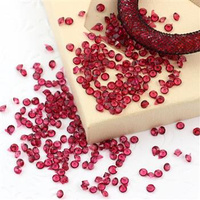 Diamenciki akrylowe transparentne do siatki purpurowe [ 6g ]