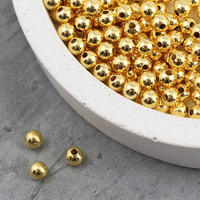 Kulka 4mm srebro pozłacane Ag925 [6szt]