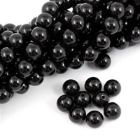 Agat czarny kula gładka 8mm