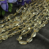 Kwarc lemon nieregularny owal 12x10mm