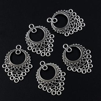 Baza kolczyka srebrna 33x25mm [1szt]