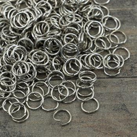 Ogniwo otwarte srebrne 6x0,7mm [50szt]