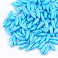 Dagger Alabaster Pearl Shine Aqua 3x10mm [20szt]