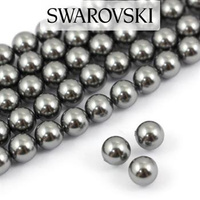 5810 Swarovski Crystal Pearl Dark Grey 8mm [4szt]