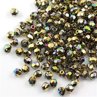 Fire Polish 4mm Crystal California Meadows [20szt]