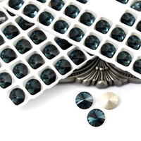 Preciosa Rivoli Maxima Montana 12mm [2szt]