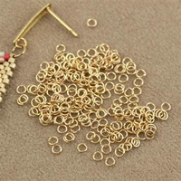 Ogniwo otwarte 2,5x0,5mm stal szlachetna pozłacana [130szt]