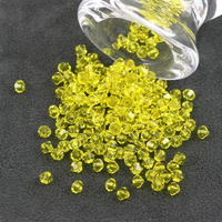 Preciosa Bicone Bead Rondelle Citrine 4mm [20szt]