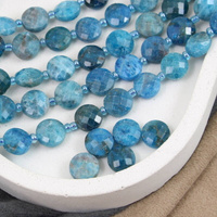 Apatyt moneta fasetowana 10mm