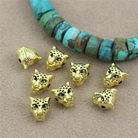 Przekładka metalowa pantera złota 9mm