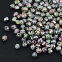 Fire Polish 4mm Full Vitrail Etched [20szt]