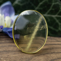 Kaboszon kwarc cytrynowy 32x26x5mm