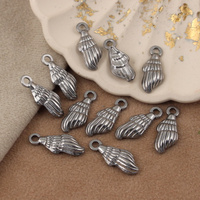 Zawieszka muszla stal szlachetna 22x7mm