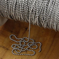 Łańcuszek kulkowy stal szlachetna 1,5mm [1 metr]