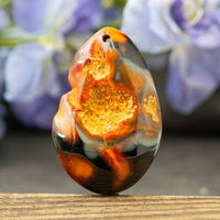 Zawieszka agat łezka 48x31mm