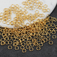 Ogniwo otwarte 3x0,4mm stal szlachetna pozłacana [100szt]