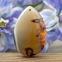 Zawieszka agat łezka 45x30mm