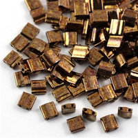 Miyuki Tila Beads 5x5x1,9mm Metallic Dark Raspberry Iris [30szt]