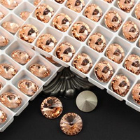 Preciosa Rivoli Maxima Light Peach 14mm [2szt]