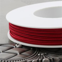 Sznurek sutasz acetat Pega 3mm wiśniowy [szpula 50m]