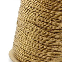 Sznurek sutasz USA 2,5mm metalizowany antique gold [1 metr]