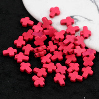 Howlit różowy krzyżyk 10x8mm