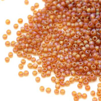 Toho Round 11/0 Transparent Rainbow Frosted Dark Topaz [10g]