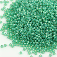 Toho Round 11/0 Silver-Lined Milky Dk Peridot [10g]