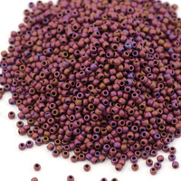 Toho Round 11/0 Matte-Color Mauve Mocha [10g]